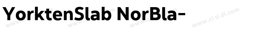 YorktenSlab NorBla字体转换